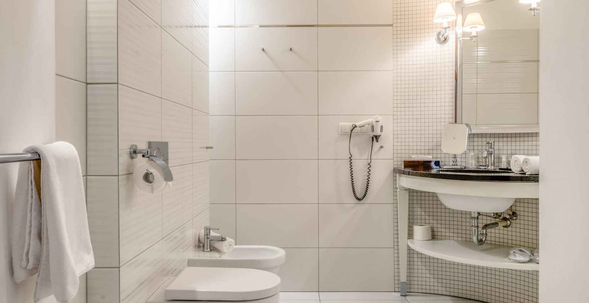 Łazienka w apartamencie Marianny