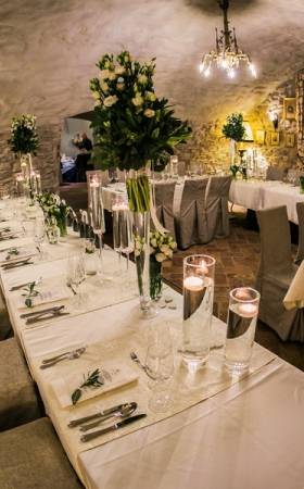 Przyjęcie weselne w sali środkowej