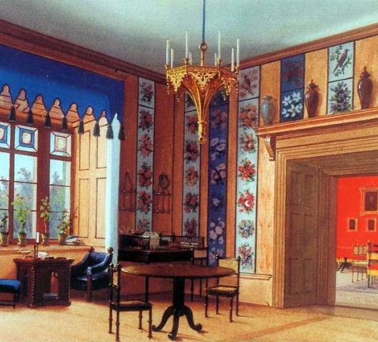 Sala gobelinowa w 1850 roku